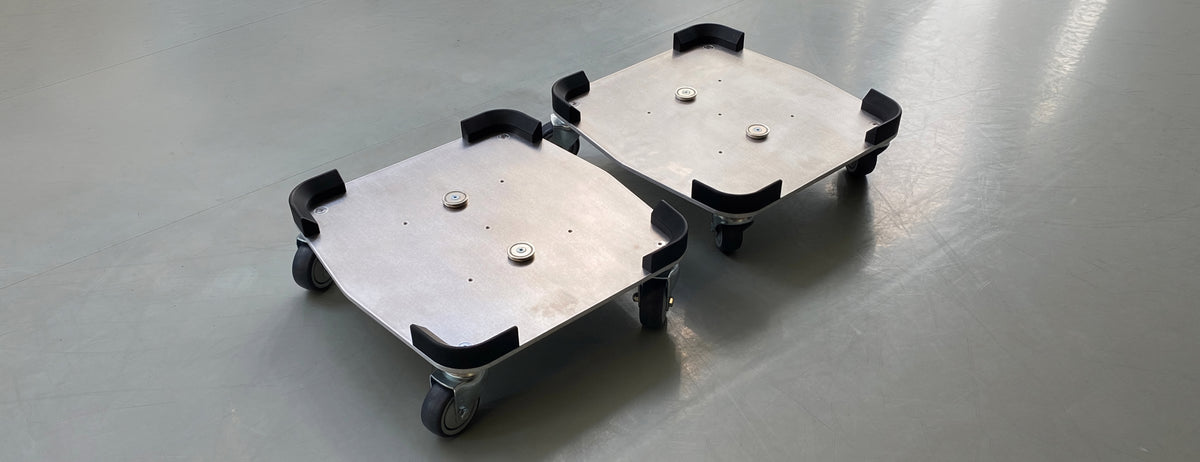 Barre Cart von The Balletbarre für den sicheren Transport der Pro Ballettstange