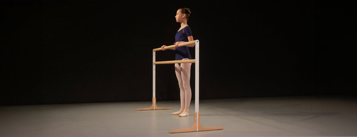 Mobile HOME Kids Ballettstange mit kindgerechter Höhe und Doppelholm