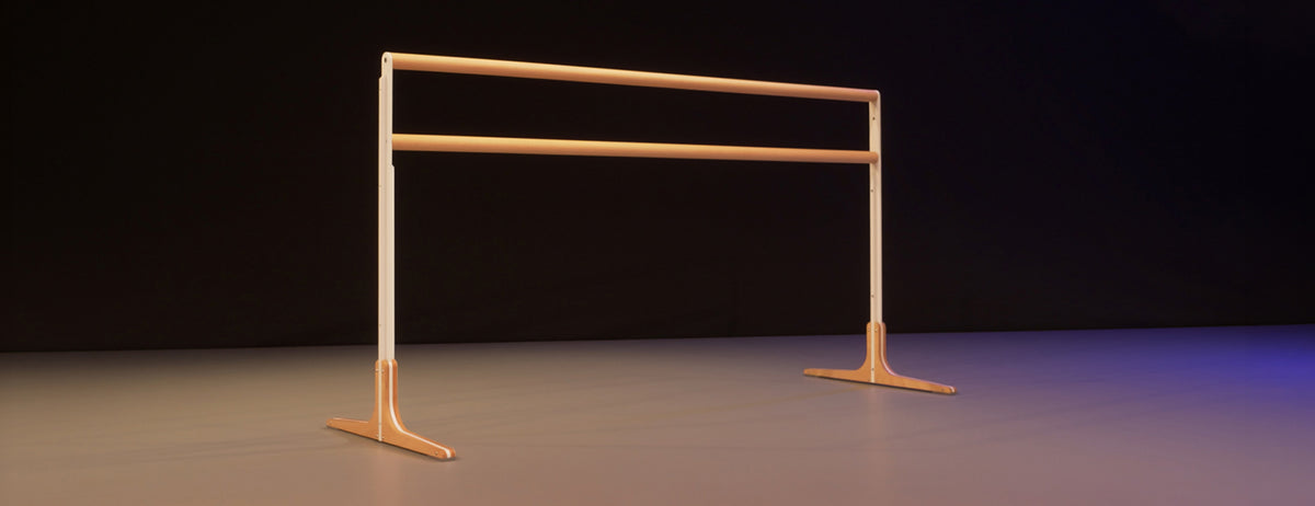 Mobile HOME Ballettstange mit Doppelholm für Zuhause und kleine Tanzstudios